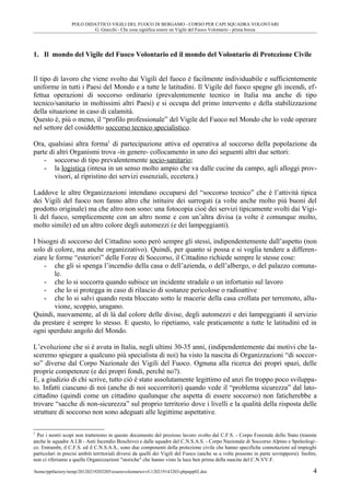 Essere volontariovvf