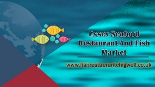 Essex seafood restaurant and fish market