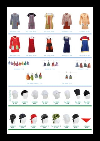 Ref. 20508 - P. 106                   Ref. 51120 - P. 106               Ref. 52104 - P. 106             Ref. 09059 - P. 106                Ref. 10052 - P. 107




     Ref. 11102 - P. 107                   Ref. 40207 - P. 108               Ref. 11103 - P. 108             Ref. 51127 - P. 109                Ref. 11104 - P. 109




                  Ref. 20007 - P. 110                                         Ref. 20010 - P. 110                                          Ref. 20011 - P. 110




                                            Ref. 20026 / 20028 - P. 111                                      Ref. 20044 - P. 111
COMPLEMENTOS




               Ref. 20005       Ref. 20012           Ref. 20003           Ref. 20014           Ref. 20006        Ref. 20004            Ref. 20017       Ref. 20024
                 P. 114           P. 114               P. 114               P. 114               P. 114            P. 114                P. 115           P. 115




    Ref. 20019              Ref. 20019/C           Ref. 20019      Ref. 20019/09 T.P.     Ref. 20019/09-13      Ref. 20020         Ref. 20019           Ref. 20002
      P. 115                   P. 115                P. 115              P. 115                 P. 116            P. 116             P. 116               P. 116
 