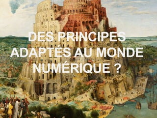 david.vallat@univ-lyon1.fr / @DavidVALLAT 13
DES PRINCIPES
ADAPTÉS AU MONDE
NUMÉRIQUE ?
 