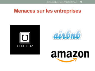 Menaces sur les entreprises
david.vallat@univ-lyon1.fr / @DavidVALLAT 19
 