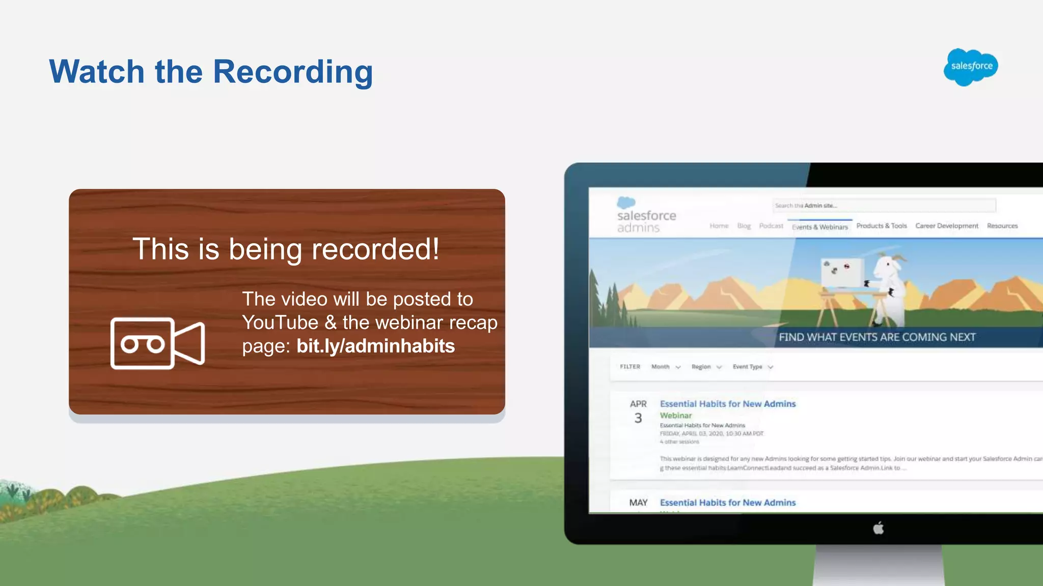 Watch the Recording
The video will be posted to
YouTube & the webinar recap
page: bit.ly/adminhabits
This is being recorded!
 