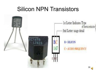 30
Silicon NPN Transistors
 