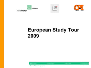 European Study Tour 2009 