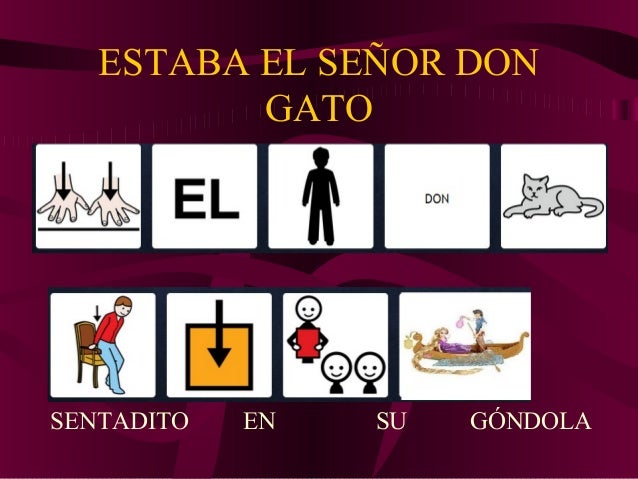 Estaba el señor don gato CANCIÓN PARA TRABAJAR LA G