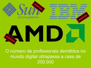 O número de profissionais demitidos no mundo digital ultrapassa a casa de 200.000