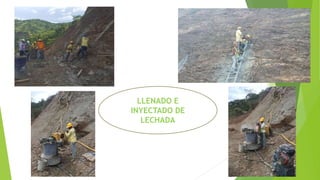 LLENADO E
INYECTADO DE
LECHADA
 