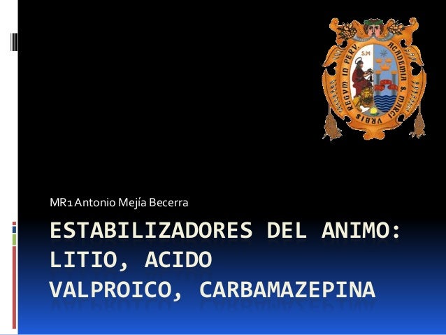 Estabilizadores del animo