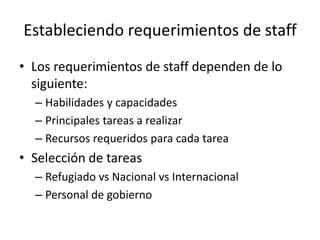 Diferentes niveles de cuidado de la salud según necesidad