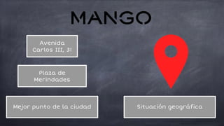 Avenida
Carlos III, 31
Plaza de
Merindades
Mejor punto de la ciudad Situación geográfica
 