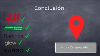 Conclusión:
Situación geográfica
 