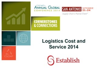 Logistics Cost and Service 2014  