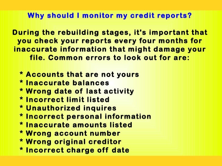 Establish and reestablish your credit answers discover 9