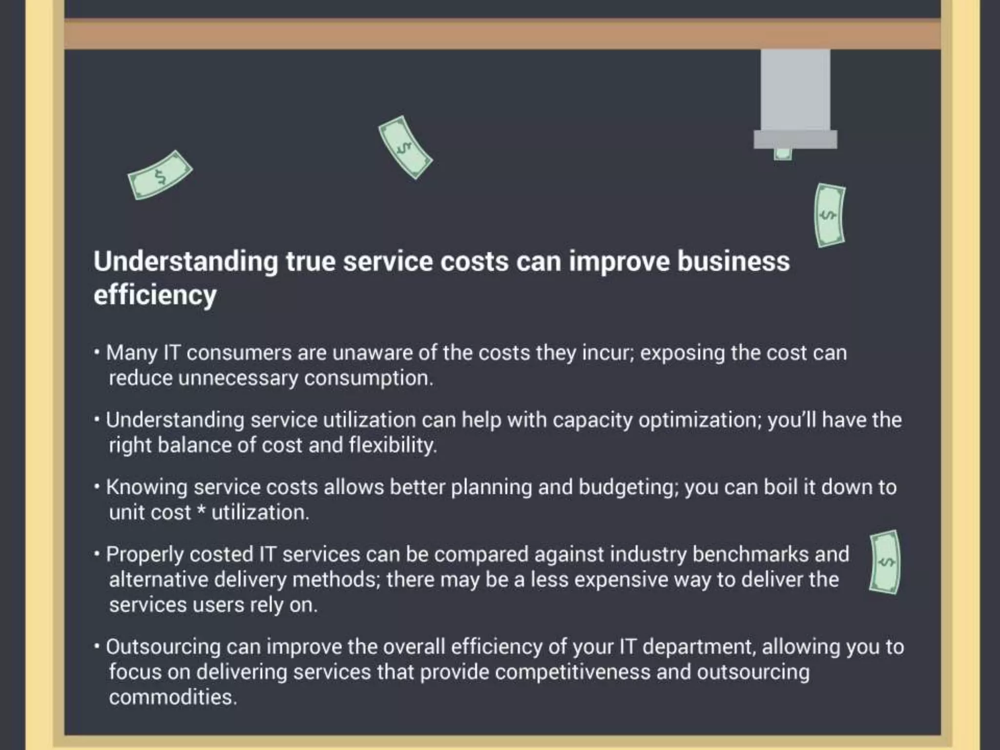 Establish a Service Based Costing Model