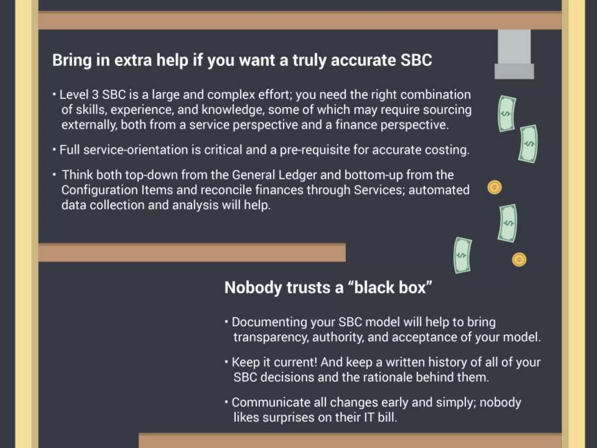Establish a Service Based Costing Model