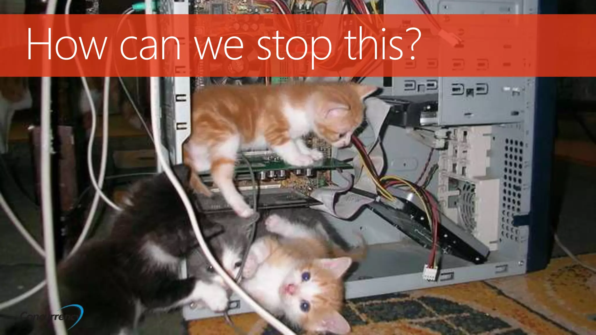 How can we stop this?
 