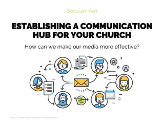 ESTABLISHING A COMMUNICATION
HUB FOR YOUR CHURCH
Session Ten
Church Online Communications Comprehensive
How can we make our media more effective?
 