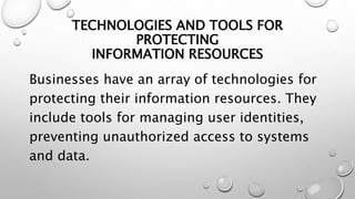 ESTABLISHING A FRAMEWORK FOR SECURITY AND CONTROL.pptx