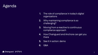 Establishing Continuous Compliance with Anchore & Chainguard | PDF