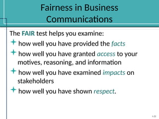 ESTABLISHING CREDIBILITY in business comminication | PPT