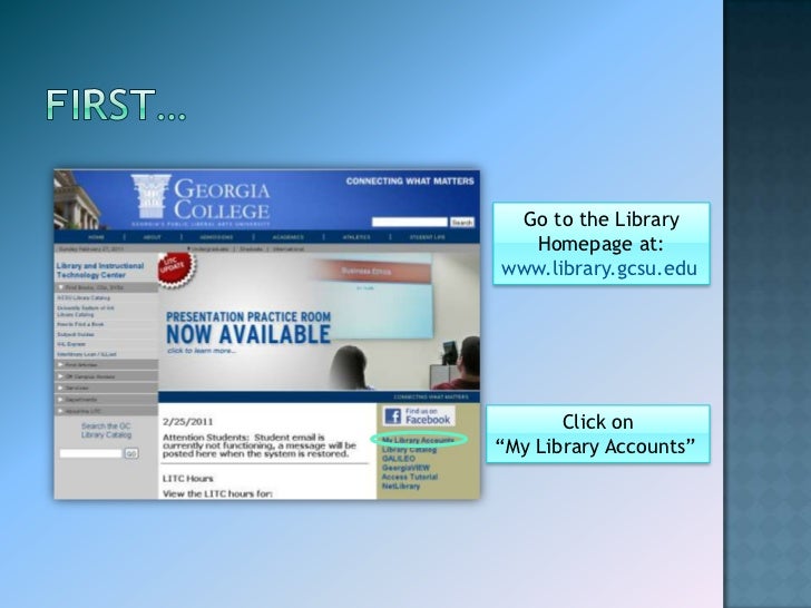 Establish your Library PIN and accessing your online Library account.