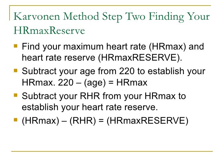 how to calculate target heart rate using the karvonen formula how to calculate target heart rate using the karvonen formula