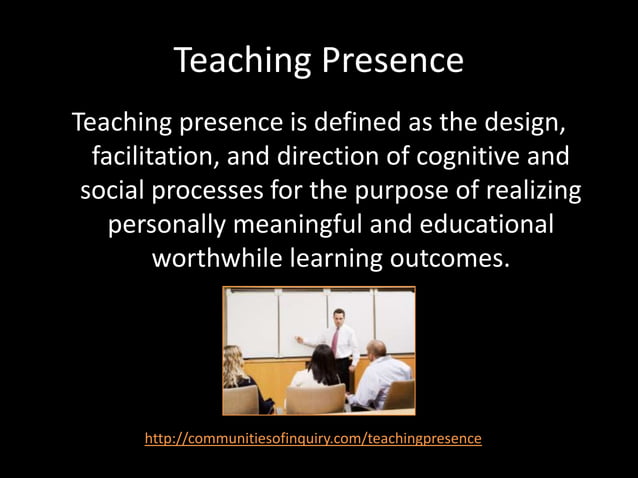Establishing teacher presence | PPTX | Undergraduate Education ...