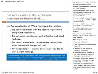 Establishing the performance measurement baseline (v4) 