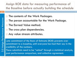 Establishing the performance measurement baseline (v4) | PDF