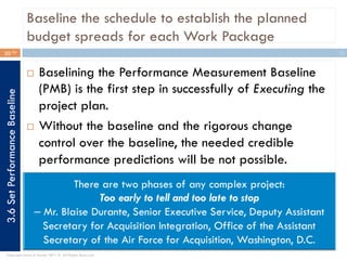 Establishing the performance measurement baseline (v4) | PDF