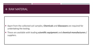 Establishment of mobile soil and water testing unit | PPTX