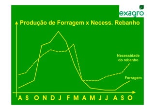 Produção de Forragem x Necess. Rebanho




                              Necessidade
                              do rebanho



                                 Forragem
 