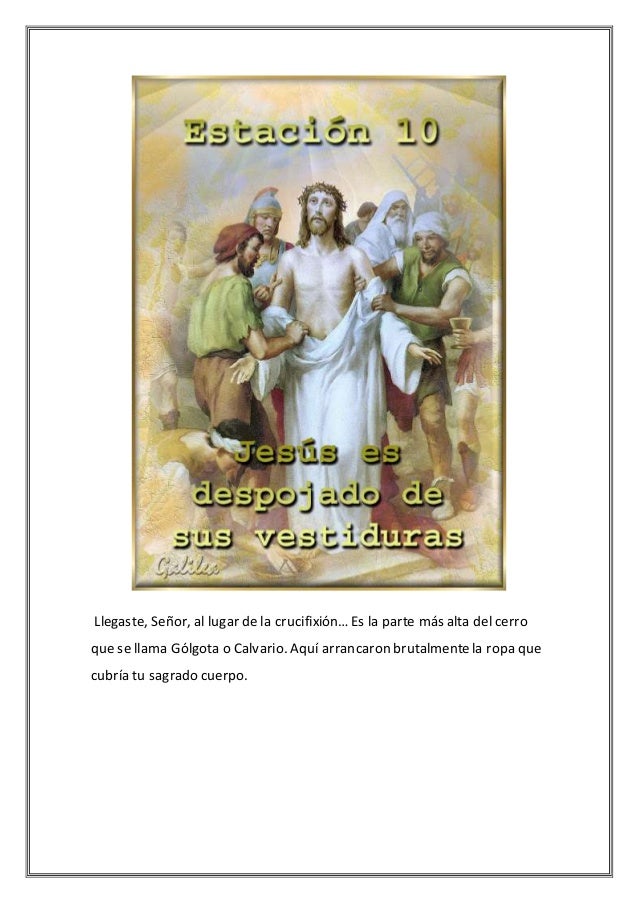 Estaciónes de semana santa