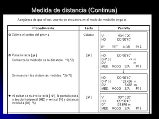 Medida de distancia (Continua)
 