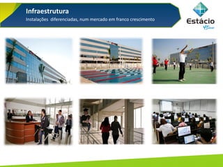 Infraestrutura
Instalações diferenciadas, num mercado em franco crescimento
 