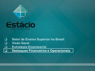 Estacio Conference Phoenix 20080319 Pt
