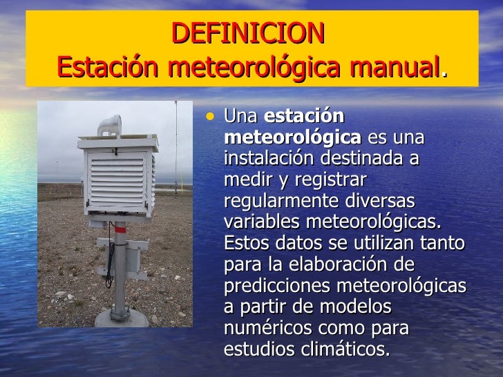 Estaciones Meteorologicas