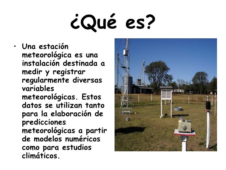 Estaciones Meteorologicas