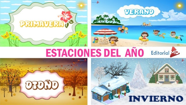 Estaciones del año para niños