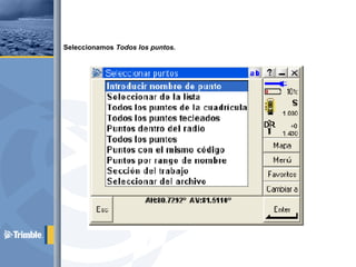 Seleccionamos Todos los puntos.
 