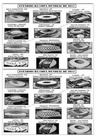 Estadios da copa 2014