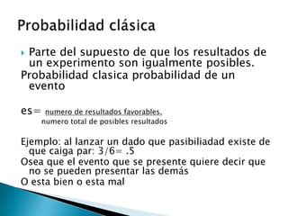 EJEMPLOSi S= {1,2,3,4,5,6,7,8,9,10} y A= {2,4,6,8,10}El complemento de A con respecto a S es el conjunto A`= {1,3,5,7,9}.Se dice que los conjuntos A y A' son mutuamente excluyentes.El complemento del conjunto universal S con respecto a si mismo es el conjunto Φ vacío.