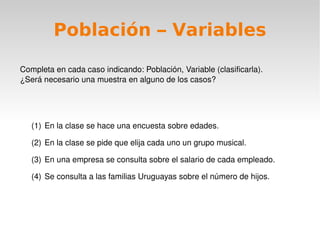 Introducción a la estadística