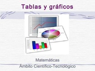 Tablas y gráficos

Matemáticas
Ámbito Científico-Tecnológico

 