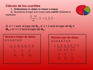 ACTIVIDAD  4Halla la     y la DM  de las siguientes distribuciones. Represéntalas y compara.	a) 	b) 