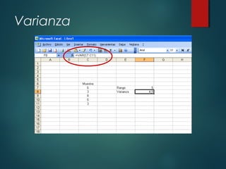 Varianza
 