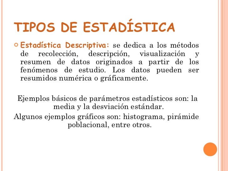 Estadistica descriptiva