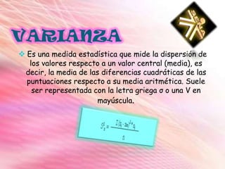 Media geométricaLa media geométrica de un conjunto de observaciones es la raíz n ésima de su producto. El cálculo de la media geométrica exige que todas las observaciones sean positivas.