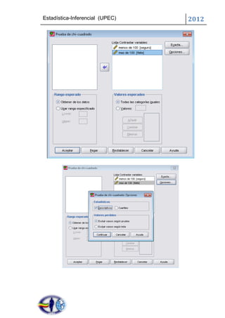 Estadística-Inferencial (UPEC)   2012
 