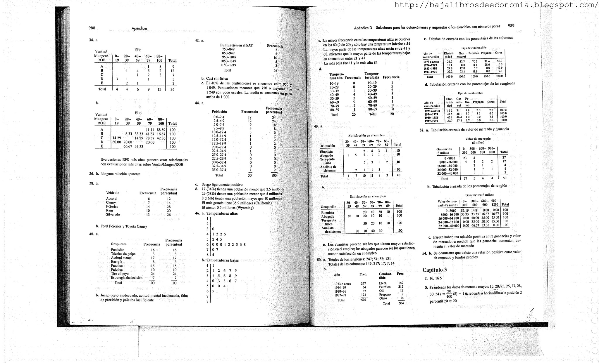Estadistica para administracion y economia anderson - solucionario | PDF